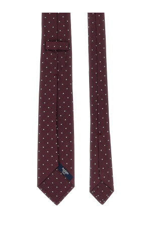 Patterned tie Bordeaux Patterned tie Bordeaux