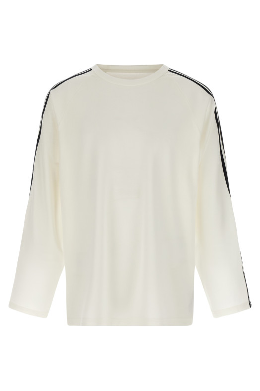 'Y-3 Long Sleeve Tee 3-Stripes' T-shirt Black-grey 'Y-3 Long Sleeve Tee 3-Stripes' T-shirt Black-grey