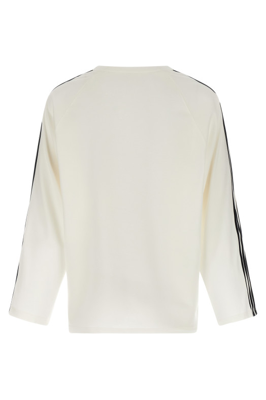 'Y-3 Long Sleeve Tee 3-Stripes' T-shirt Black-grey 'Y-3 Long Sleeve Tee 3-Stripes' T-shirt Black-grey