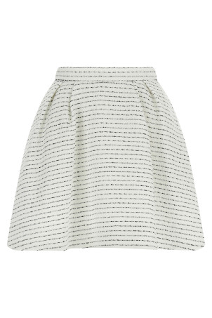 Tweed skirt White Tweed skirt White
