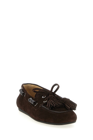 Suede boat shoe Brown Suede boat shoe Brown