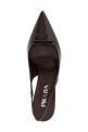 Triangle logo slingback Bordeaux Triangle logo slingback Bordeaux