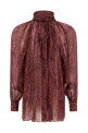 Блузка с бантиком бордо ETRO WRJA015099SA1K9X0867 Блузка с бантиком бордо ETRO WRJA015099SA1K9X0867