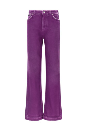 Штани з 5 кишенями, фуксія DOLCE & GABBANA FTC79DG8NO6S9001