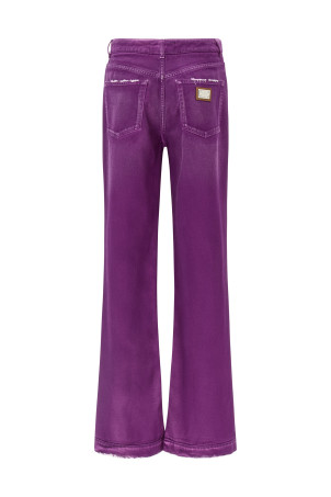 Штани з 5 кишенями, фуксія DOLCE & GABBANA FTC79DG8NO6S9001