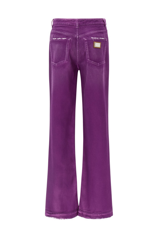 Штани з 5 кишенями, фуксія DOLCE & GABBANA FTC79DG8NO6S9001