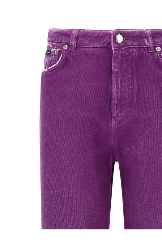 Штани з 5 кишенями, фуксія DOLCE & GABBANA FTC79DG8NO6S9001