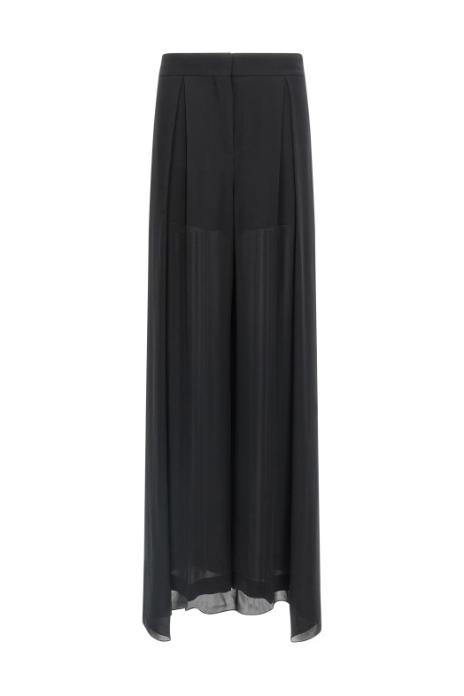 Silk pants Black