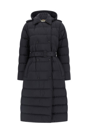 Padded trench coat Black Padded trench coat Black