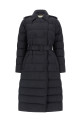 Padded trench coat Black