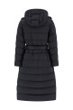 Padded trench coat Black