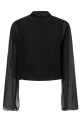 Chiffon Shirt Black