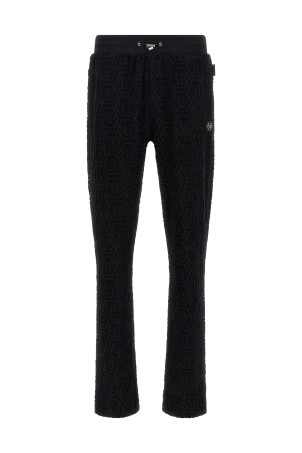 Жаккардові джоггери Чорні PHILIPP PLEIN FAECMJT2658PTE021N02 Жаккардові джоггери Чорні PHILIPP PLEIN FAECMJT2658PTE021N02