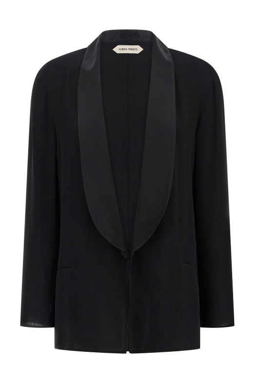 Georgette blazer Black