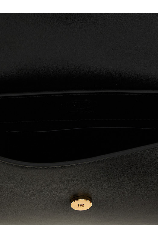 Мини кожаный плечевой ремень Черный TOD'S XAWDBMVA301UPPB999 Мини кожаный плечевой ремень Черный TOD'S XAWDBMVA301UPPB999