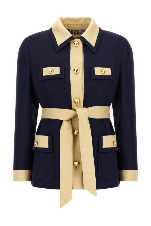 Пояс Valentino Garavani с ремнем, синий B3CJ7S098TDSV