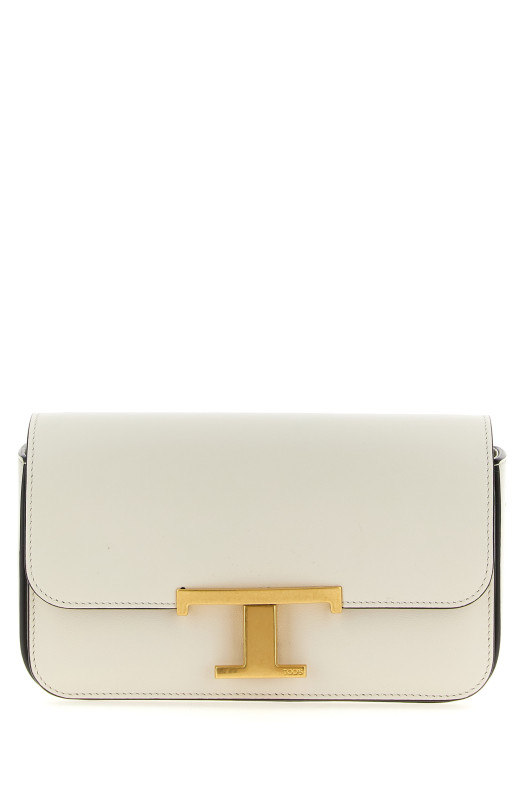 Micro 'T-Timeless' crossbody bag Beige Micro 'T-Timeless' crossbody bag Beige