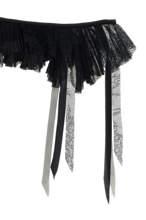 Шарф-хомут Georgette Black ALBERTA FERRETTI A440151160555 Шарф-хомут Georgette Black ALBERTA FERRETTI A440151160555