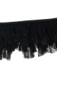 Шарф-хомут Georgette Black ALBERTA FERRETTI A440151160555 Шарф-хомут Georgette Black ALBERTA FERRETTI A440151160555