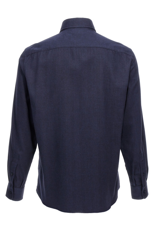 Herringbone shirt Blue