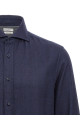 Herringbone shirt Blue