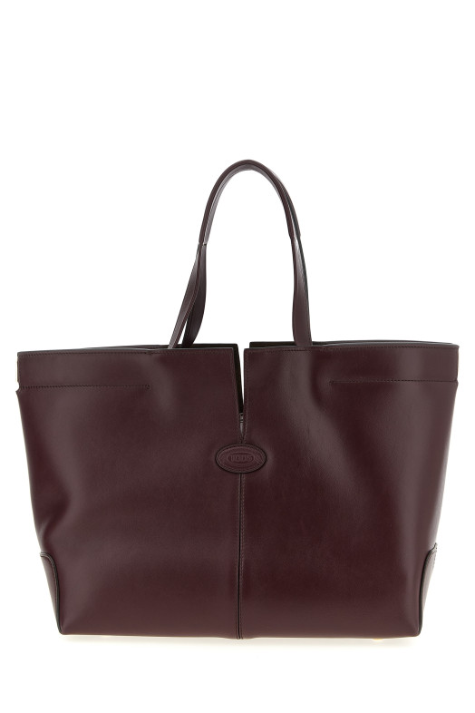 Середньо-мала сумка для покупок «TodTOD'S 's Di Bag Folio» бордового кольору XBWDBMA0250RORR822 Середньо-мала сумка для покупок «TodTOD'S 's Di Bag Folio» бордового кольору XBWDBMA0250RORR822