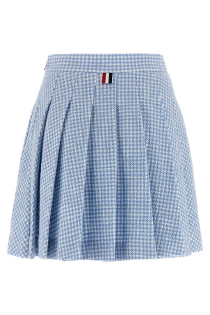 Плиссированная твидовая юбка СИНЯЯ THOM BROWNE FJK143AJ0222480 Плиссированная твидовая юбка СИНЯЯ THOM BROWNE FJK143AJ0222480
