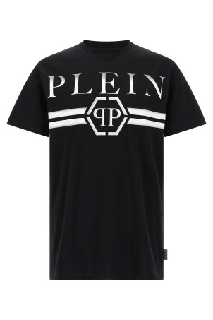 Футболка з логотипом Чорна PHILIPP PLEIN FAECMTK8458PJY002N02 Футболка з логотипом Чорна PHILIPP PLEIN FAECMTK8458PJY002N02