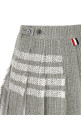 Плісирована твідова спідниця Сіра THOM BROWNE FGC724TF0512035