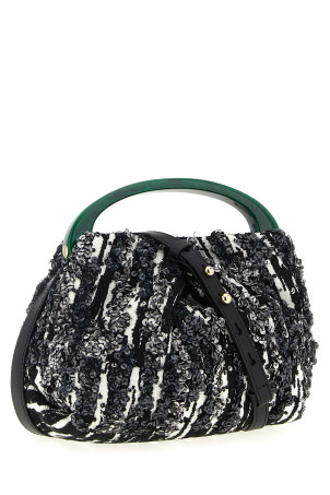 DRIES VAN NOTEN 'W.L.' сумочка Чорно-сіра 252011524851900 DRIES VAN NOTEN 'W.L.' сумочка Чорно-сіра 252011524851900