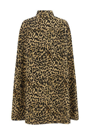 Valentino Garavani cape in animalier cloth Brown Valentino Garavani cape in animalier cloth Brown