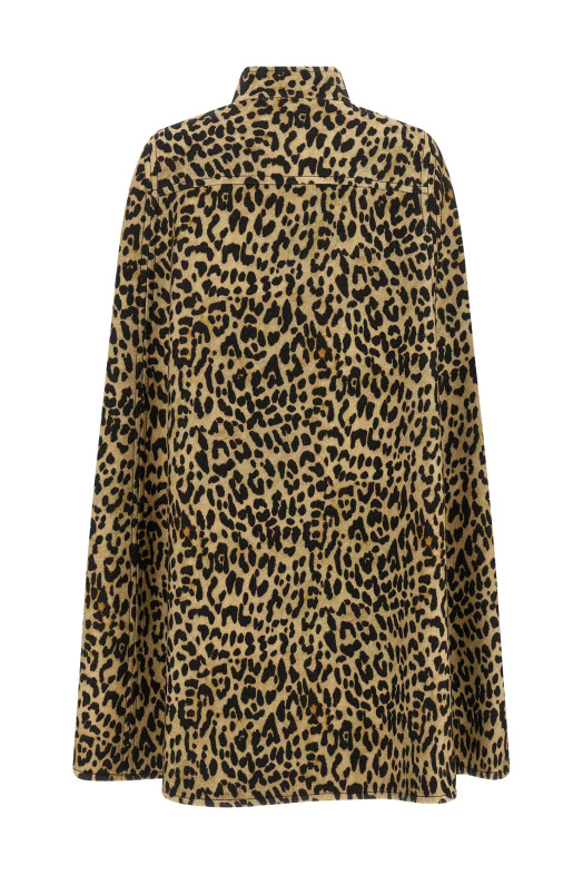 Накидка Valentino Garavani з тканини в стилі анімалієрі Коричнева B3CG4Q09G7AN2 Накидка Valentino Garavani з тканини в стилі анімалієрі Коричнева B3CG4Q09G7AN2