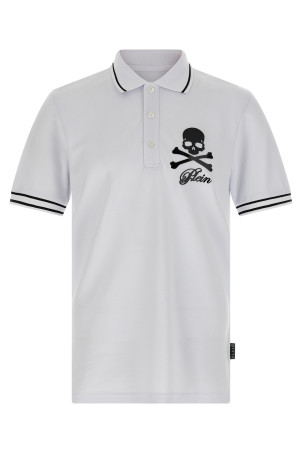Футболка-поло «Skull & Bones» Чорно-сіра FAECMTK8485PTE003N01OF Футболка-поло «Skull & Bones» Чорно-сіра FAECMTK8485PTE003N01OF