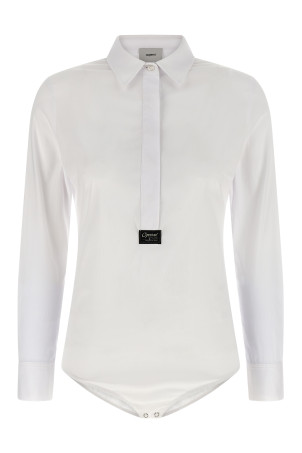 Shirt bodysuit White Shirt bodysuit White