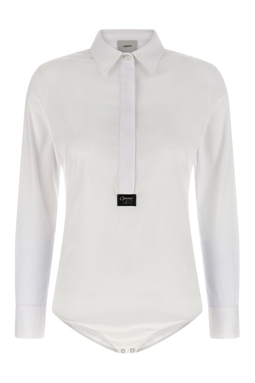 Shirt bodysuit White Shirt bodysuit White