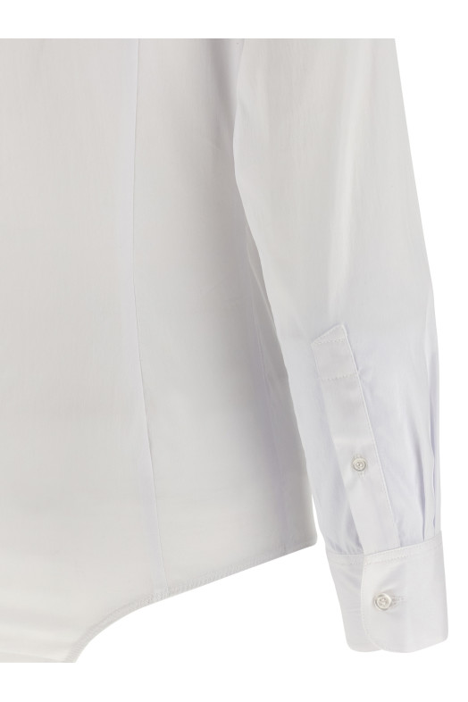Shirt bodysuit White Shirt bodysuit White