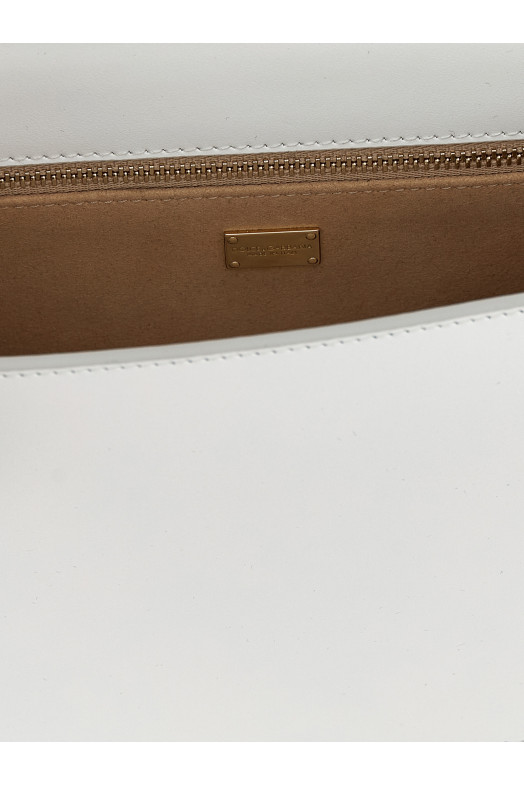 Сумка через плече з логотипом Біла DOLCE & GABBANA BB7287AW57680002 Сумка через плече з логотипом Біла DOLCE & GABBANA BB7287AW57680002