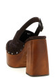 'Alida' clog Brown