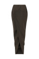 'Soft Pillar long' skirt Gray 'Soft Pillar long' skirt Gray