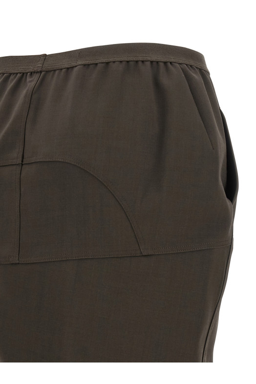 'Soft Pillar long' skirt Gray 'Soft Pillar long' skirt Gray