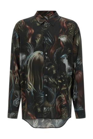 Рубашка «Wig Shirt» коричневая MGFW25SR012903251 Рубашка «Wig Shirt» коричневая MGFW25SR012903251