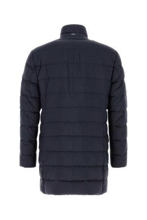 Темно-синяя нейлоновая куртка с утеплителем HERNO (PI007ULE12456Z)