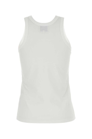 White cotton Poso tank top White LOULOU (POSOLDS) White cotton Poso tank top White LOULOU (POSOLDS)