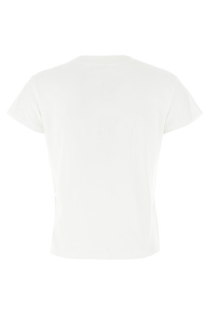 Футболка з логотипом, біла MM6 MAISON MARGIELA S52GC0327S24312101 Футболка з логотипом, біла MM6 MAISON MARGIELA S52GC0327S24312101