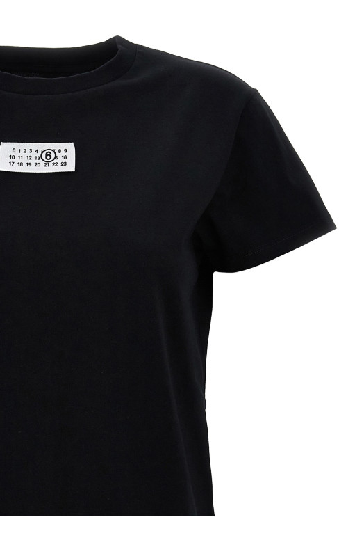Футболка «Цифровая подпись MM6» Черная S52GC0327S24312900