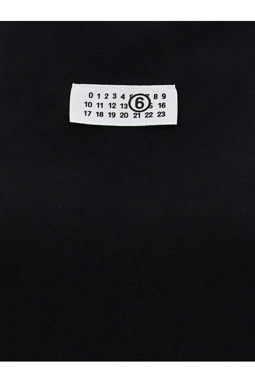 Футболка «Цифровая подпись MM6» Черная S52GC0327S24312900