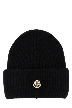 Wool beanie Black