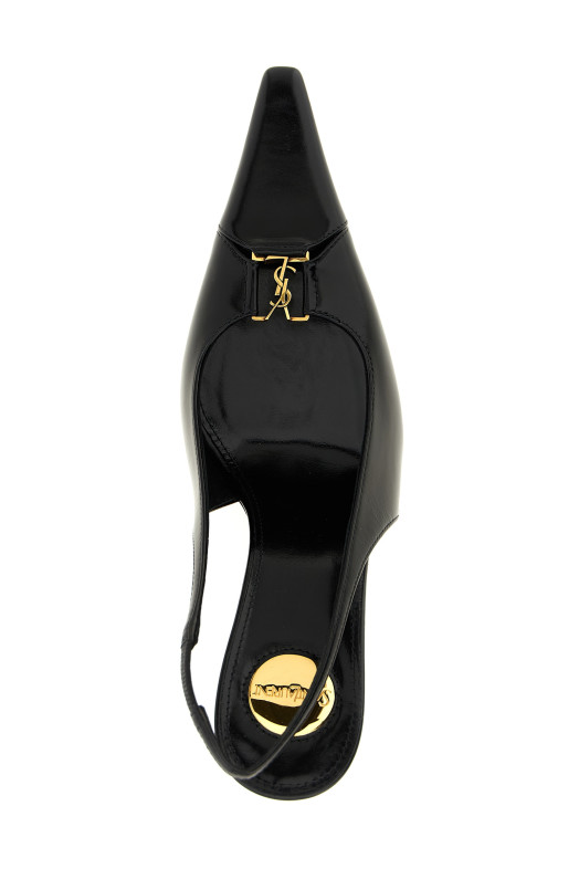 'Babylone' slingbacks Black