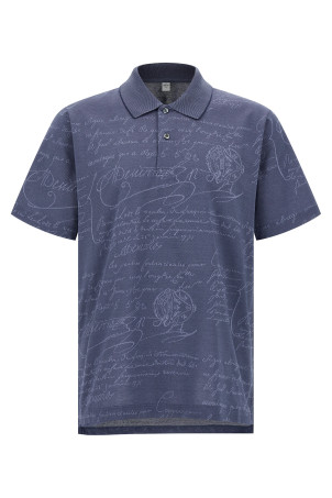 'Scritto' polo shirt Blue