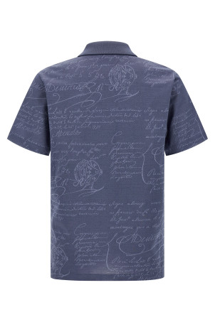 'Scritto' polo shirt Blue